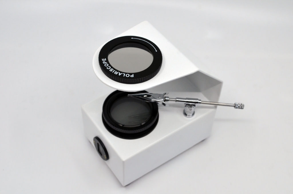 Benchtop Polariscope with Gem Clamp