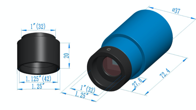 Passively cooled Cameras for up to 16 minute exposures