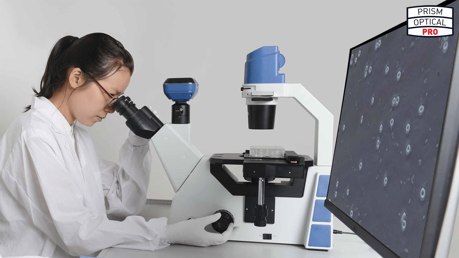 ICX41 Inverted Biological Microscope Scientific Instrument & Optical